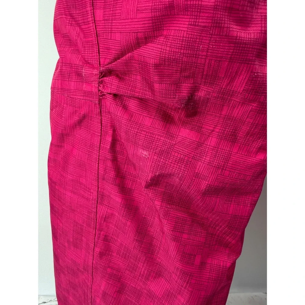 Patagonia H2NO Pink Plaid Ski Snowboard Pants Women's XS‎ Insulated Waterproof